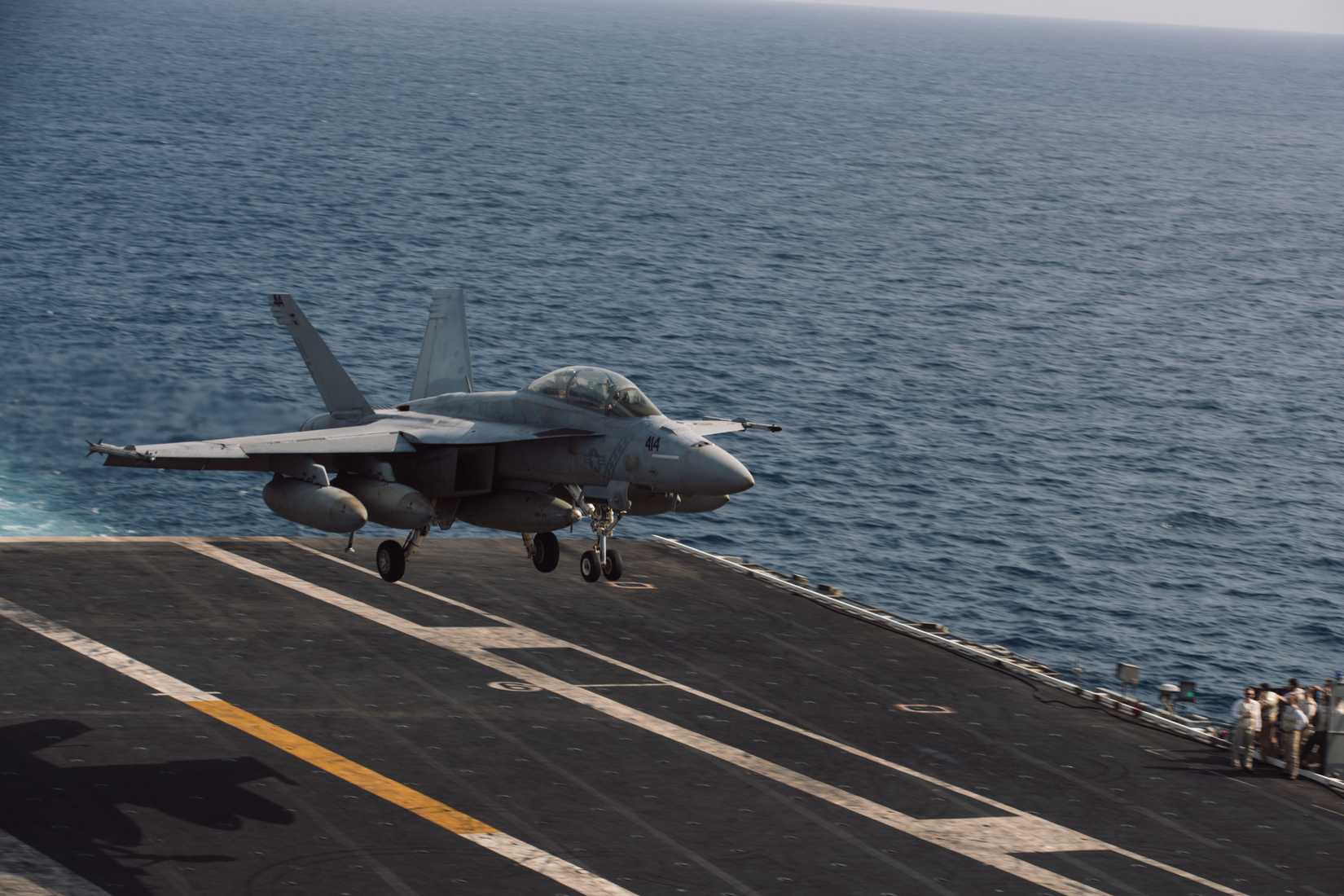 Super Hornet attached to Strike Fighter Squadron (VFA) 195