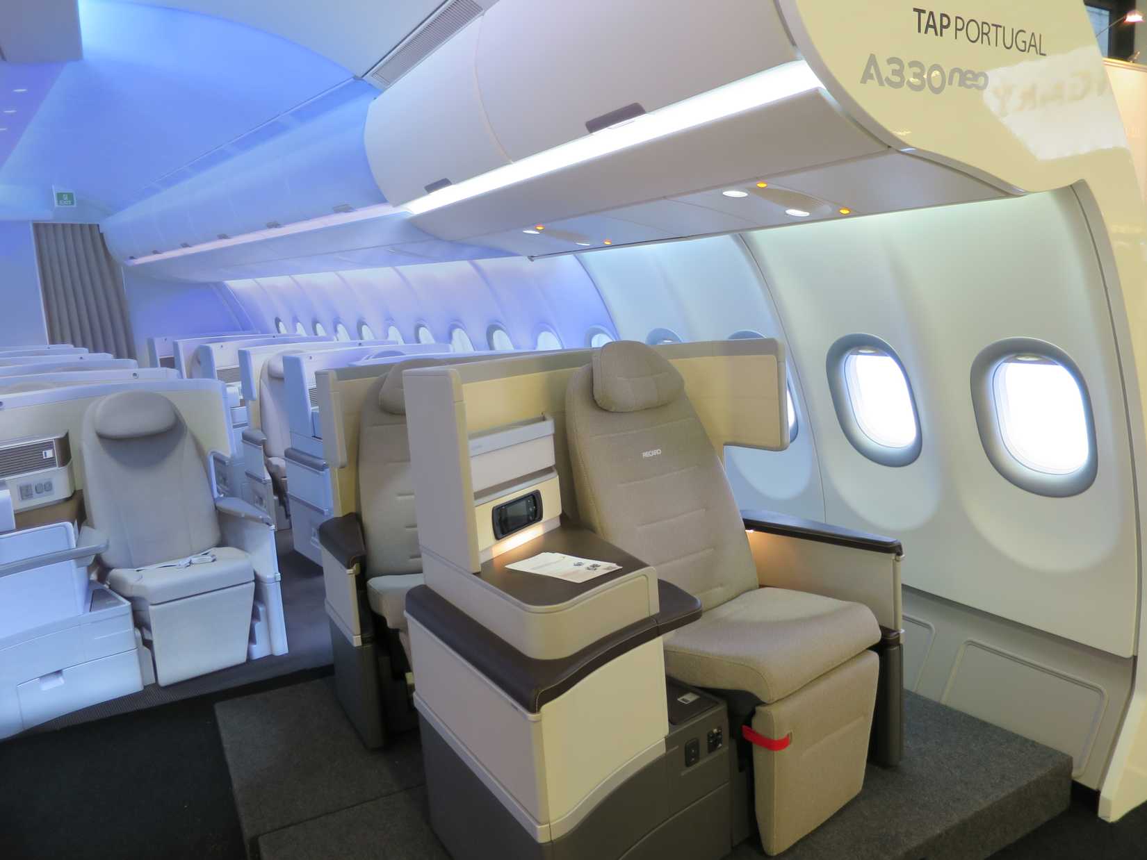 TAP Portugal A330neo interior ITB 2017.
