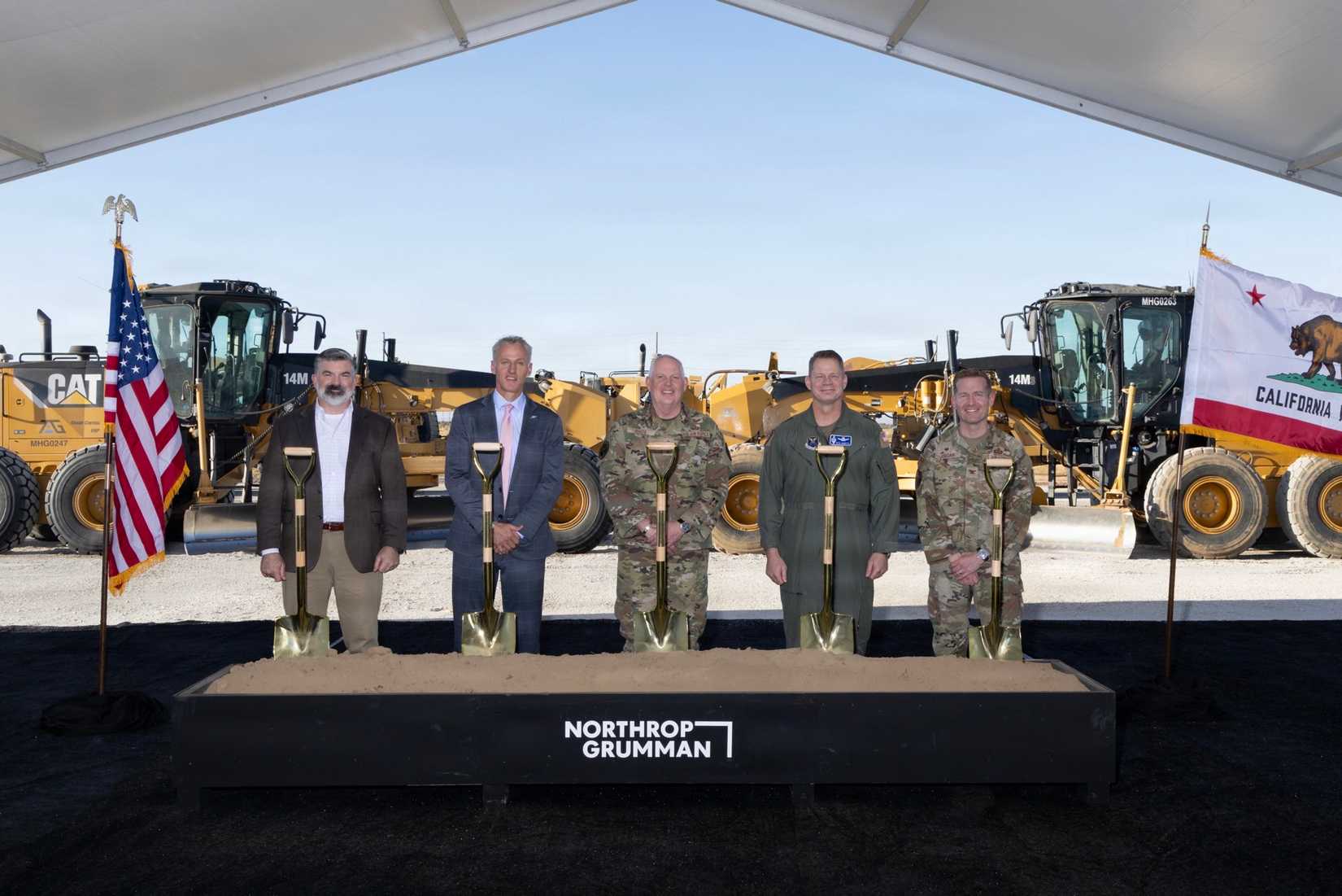 The Department of the Air Force and Northrop Grumman broke ground on the new final assembly line at Air Force Plant 42.