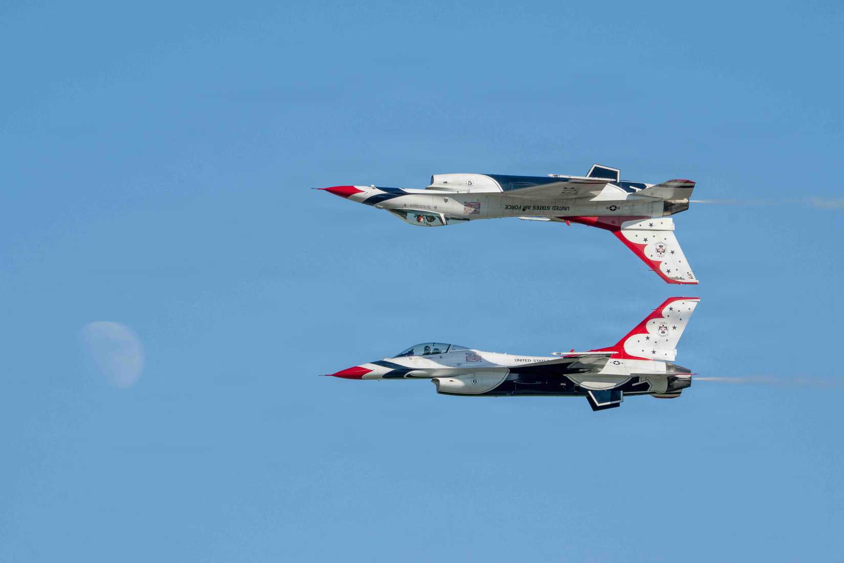 “Thunderbirds” perform during the Terre Haute Air Show