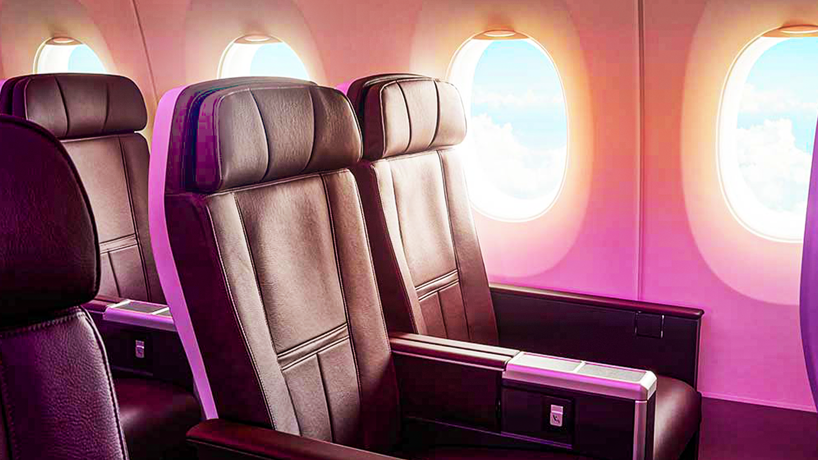 Virgin Atlantic: cabine Premium tem 4 polegadas a mais que Economy Delight