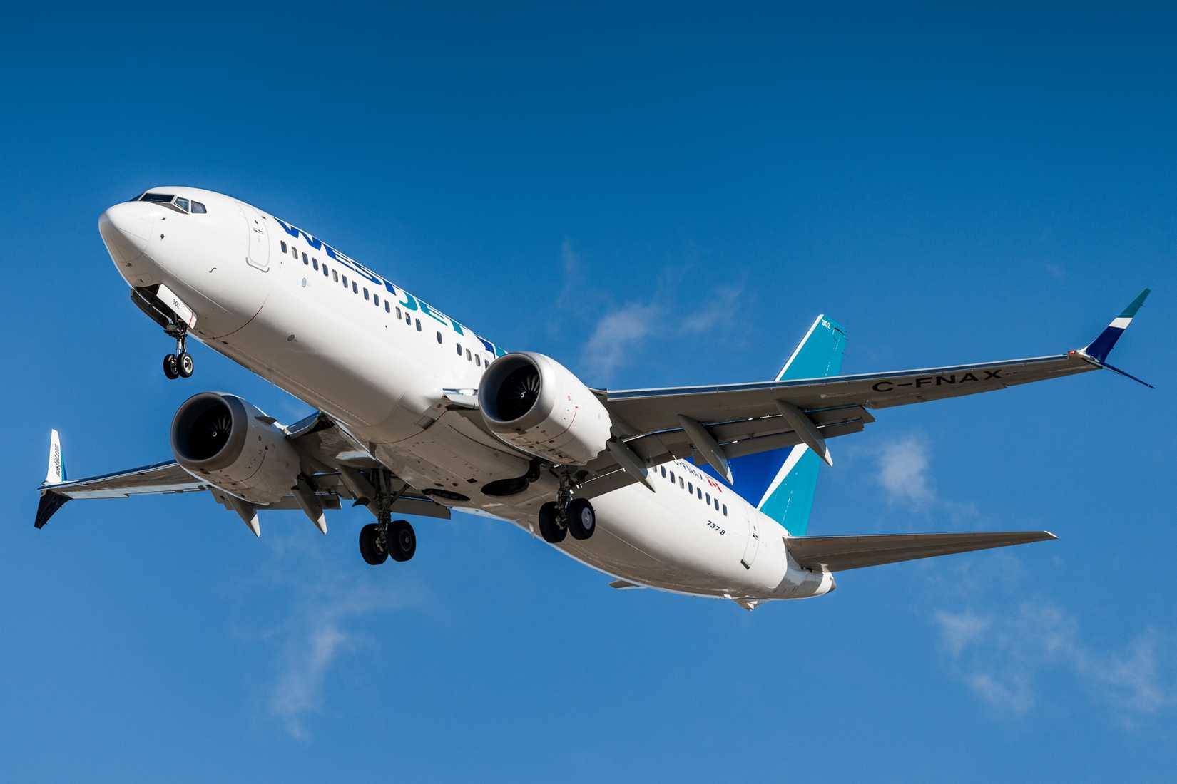 WestJet Boeing 737 MAX 8 Damaged After Colliding With Catering Truck In ...