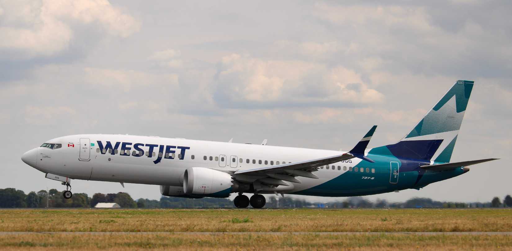 WestJet Boeing 737 MAX 8 livery